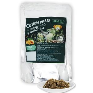 Консервы мясные Оленина с говядиной и имбирем, 400 гр