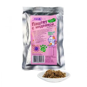 Консервы мясные для кошек "Паштет с индейкой", 85 гр.