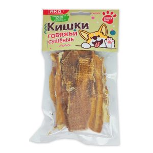 Говяжьи кишки сушеные, 60 гр.